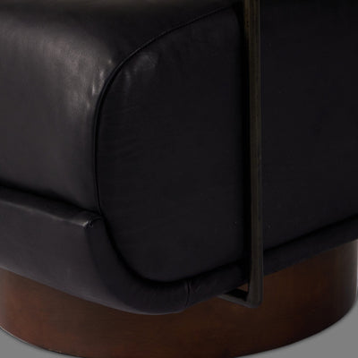 product image for bronwyn leather marble swivel chr w side tbl by bd studio 240250 001 16 91