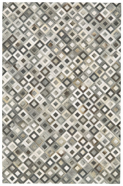 product image of Zenna Other Gray and Taupe Rug by BD Fine Flatshot Image 1 587