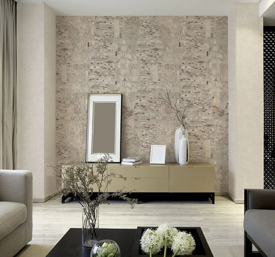 product image for Adele Wall Mural in Silver 29