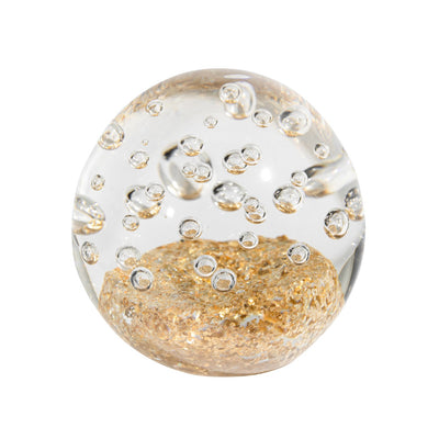 product image of glitter glass ball 3 paperweight decor small bubble 1 595