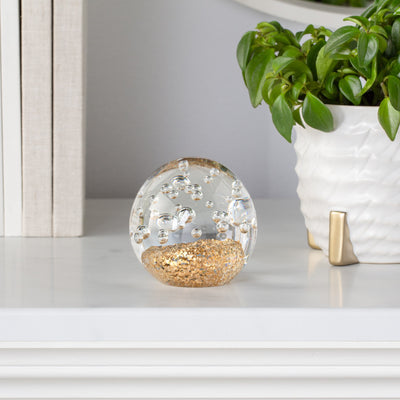 product image for glitter glass ball 3 paperweight decor small bubble 4 28