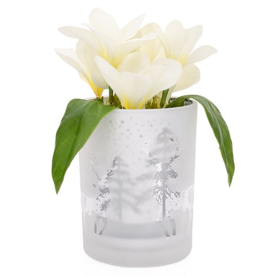 product image for stag etched silver mirror hurricane vase by torre tagus 5 49