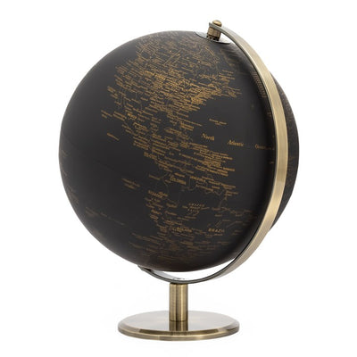 product image for latitude vintage black world globe by torre tagus 2 76