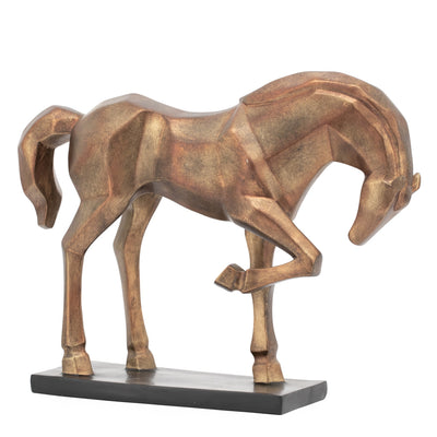 product image for carved majestic prancing horse decor statue antique bronze by torre tagus 2 63