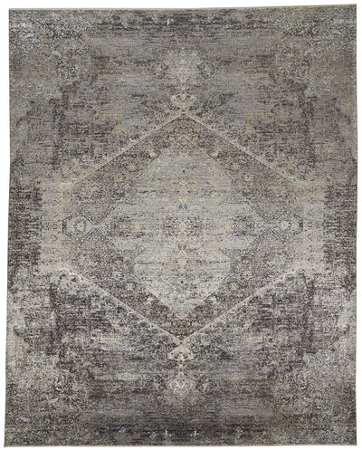 product image of Melmas Gray and Silver Rug by BD Fine Flatshot Image 1 582