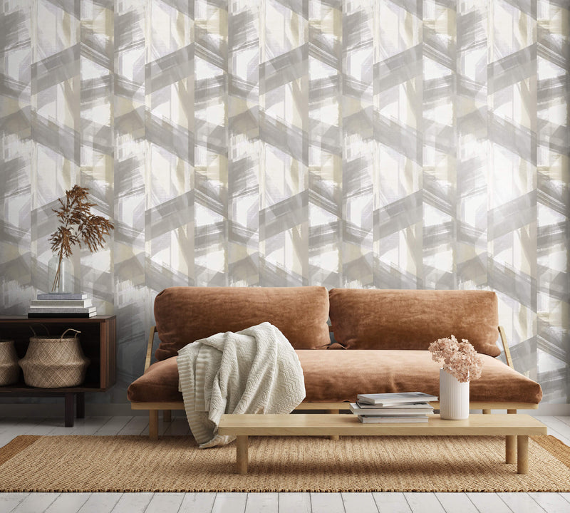 media image for Glaze Taupe Grey Wallpaper from the Crafted Collection by Galerie Wallcoverings 25