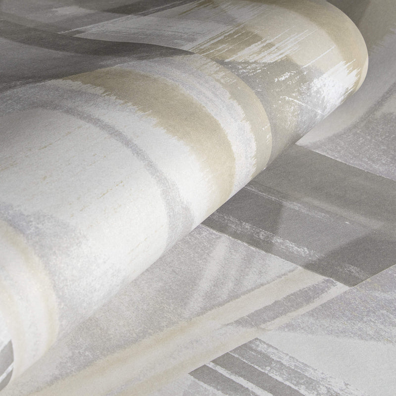 media image for Glaze Taupe Grey Wallpaper from the Crafted Collection by Galerie Wallcoverings 24