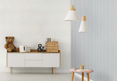 product image for Stripes Light Blue Wallpaper from the Great Kids Collection by Galerie Wallcoverings 29