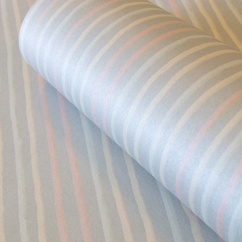 media image for Stripes Light Blue Wallpaper from the Great Kids Collection by Galerie Wallcoverings 274