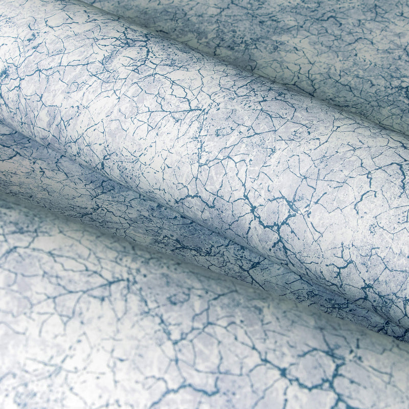 media image for Bento Chalky Blue Wallpaper from the Azulejo Collection by Galerie Wallcoverings 241