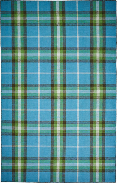 product image of Jens Hand Woven Blue and Green Rug by BD Fine Flatshot Image 1 566