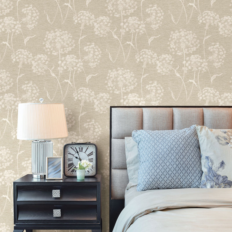 media image for Carolyn Bone Dandelion Wallpaper from the Nature by Advantage Collection by Brewster Home Fashions 229