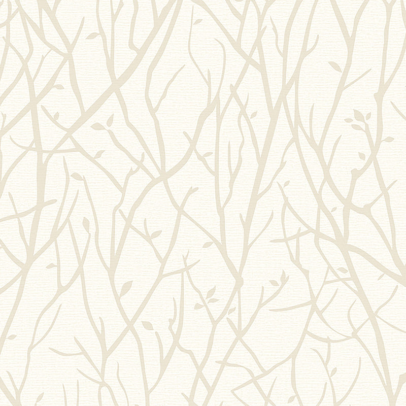 media image for Kaden Ivory Branches Wallpaper from the Nature by Advantage Collection by Brewster Home Fashions 210