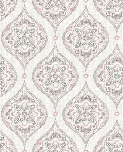 product image of Adele Rose Damask Wallpaper 520