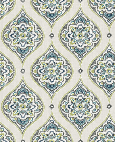 product image for Adele Green Damask Wallpaper 94
