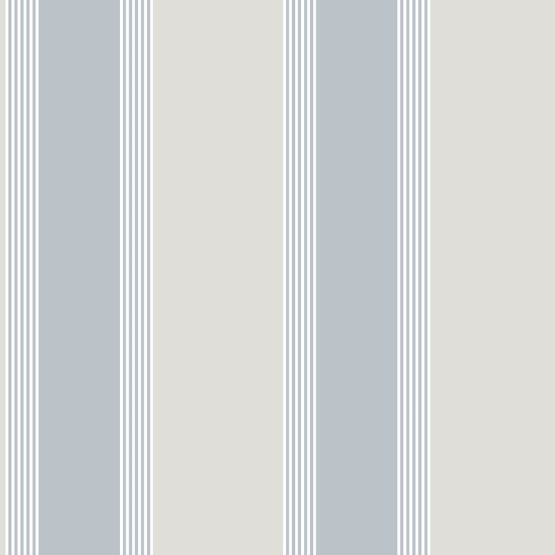 media image for Italian Style Stripe Wallpaper in Light Blue/Beige 282