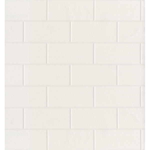 media image for Bettina White Paintable Subway Tile Wallpaper 248