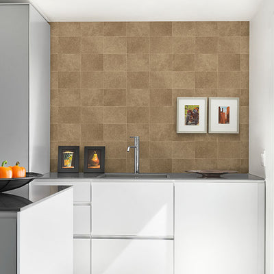 product image for Cecelia Bronze Faux Tile Wallpaper 39