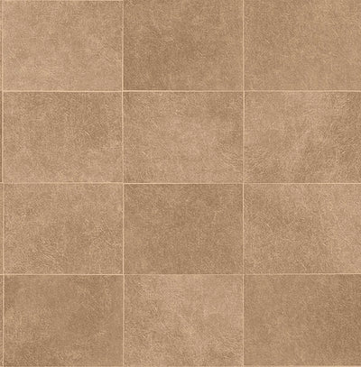 product image for Cecelia Bronze Faux Tile Wallpaper 66