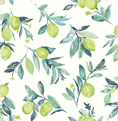 product image of Limon Green Fruit Wallpaper 584
