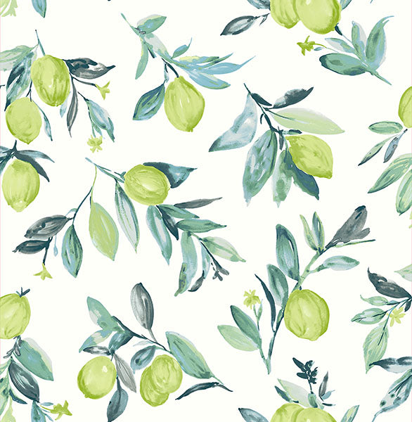 media image for Limon Green Fruit Wallpaper 215
