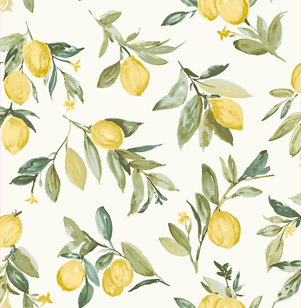 media image for Limon Yellow Fruit Wallpaper 28