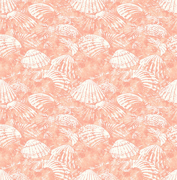 media image for Surfside Coral Shells Wallpaper 28