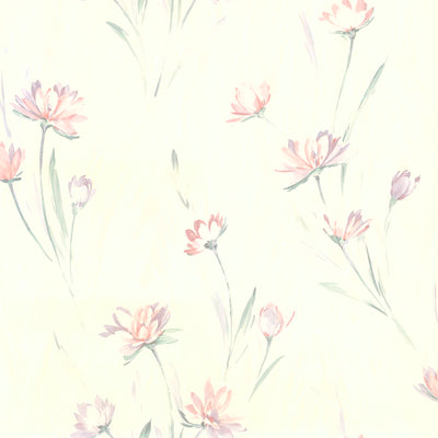 product image of Gloria Eggshell Floral Wallpaper 553