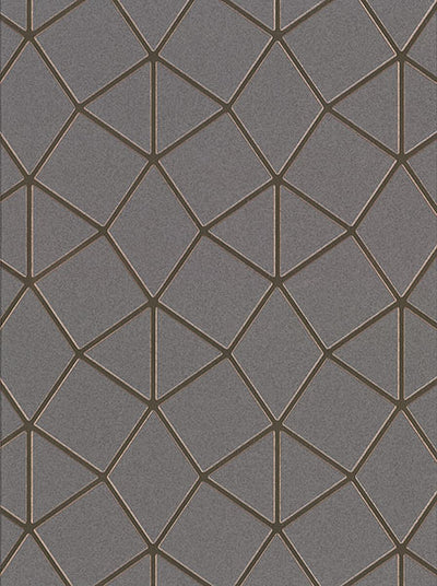 product image of Albion Taupe Geometric Wallpaper 561