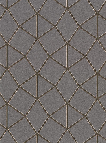 media image for Albion Taupe Geometric Wallpaper 249