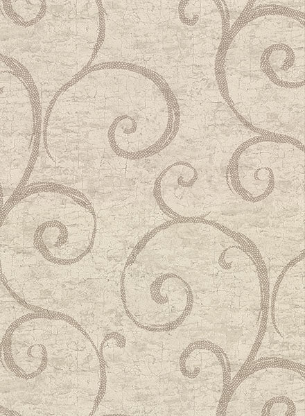 media image for Newbury Taupe Geometric Faux Plaster Wallpaper from the Main Street Collection by Brewster 225