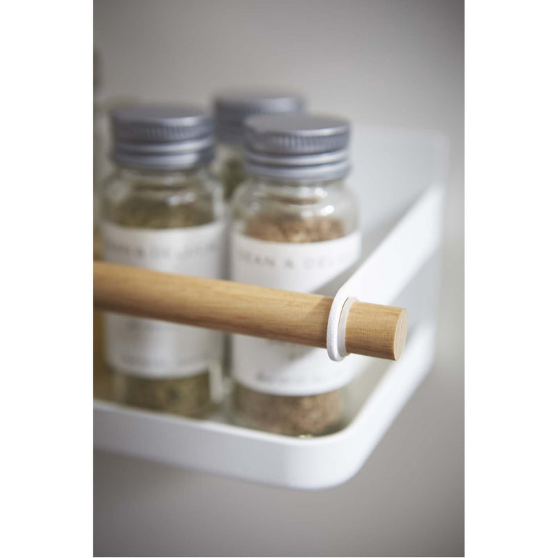 media image for Tosca Magnet Spice Rack - Wood Accent by Yamazaki 244