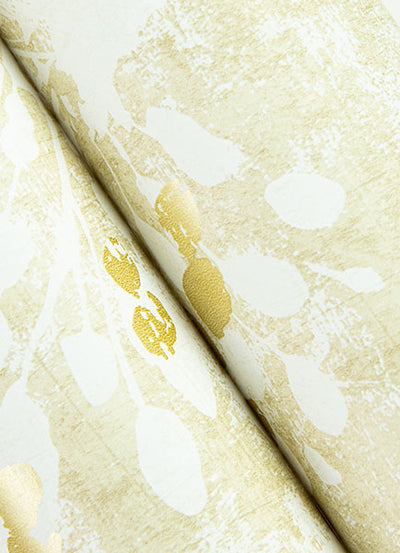 product image for Dori Gold Painterly Floral Wallpaper 4