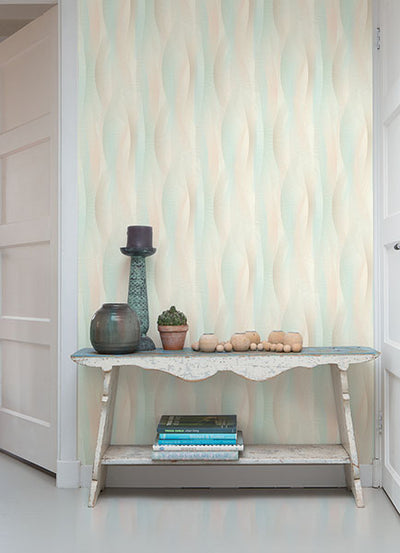 product image for Currin Pastel Wave Wallpaper 26
