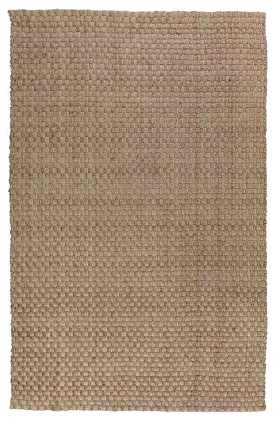 product image of Basket Weave Rug in Natural & Grey design by Classic Home 587