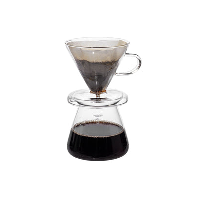 product image for glass coffee dripper set design by puebco 2 69