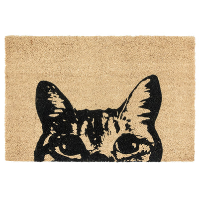 product image of curious cat doormat by bd home 1 525