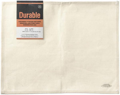 product image for waxed cotton placemat off white design by puebco 3 61