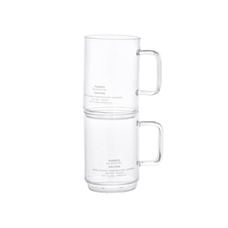 media image for borosilicate glass mug deep stacking design by puebco 7 218