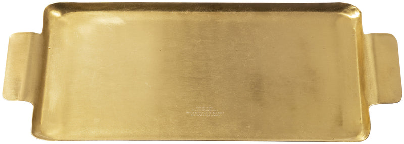 media image for brass rectangle tray design by puebco 4 257