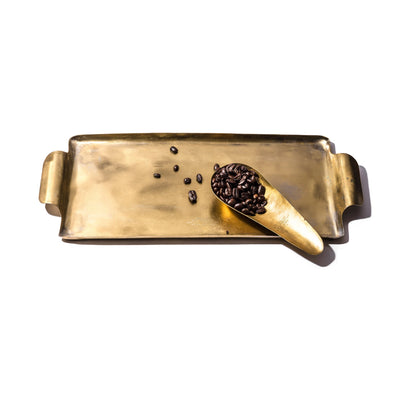 product image for brass rectangle tray design by puebco 1 61