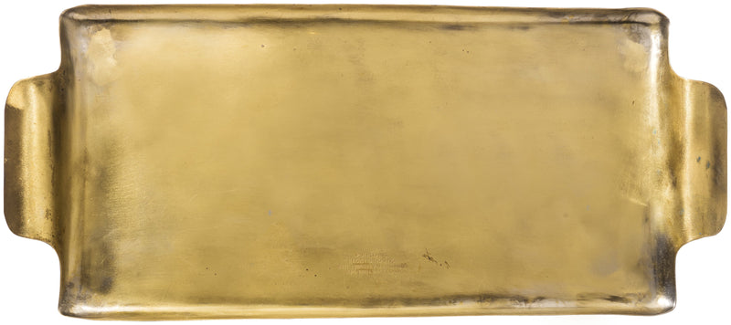 media image for brass rectangle tray design by puebco 5 233