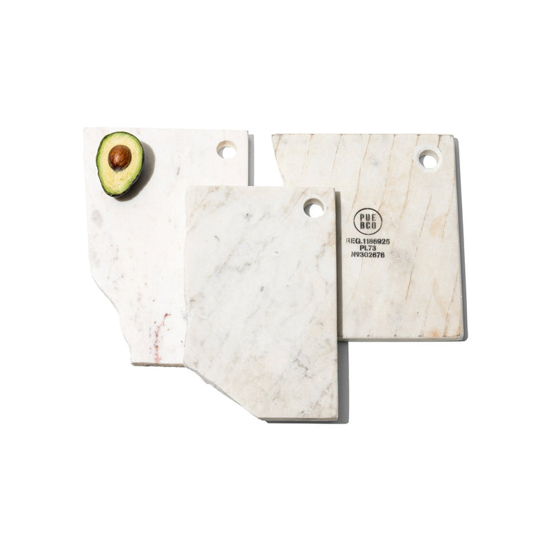 media image for Marble Fragment Cutting Board By Puebco 302676 5 258