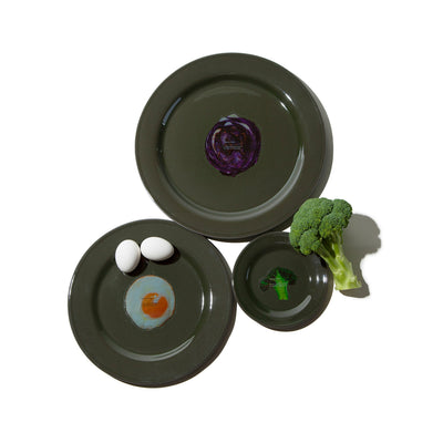 product image for forest green dinnerware 1 35