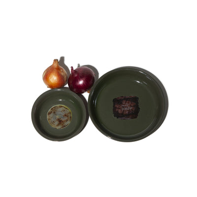 product image for forest green dinnerware bowls 5 53