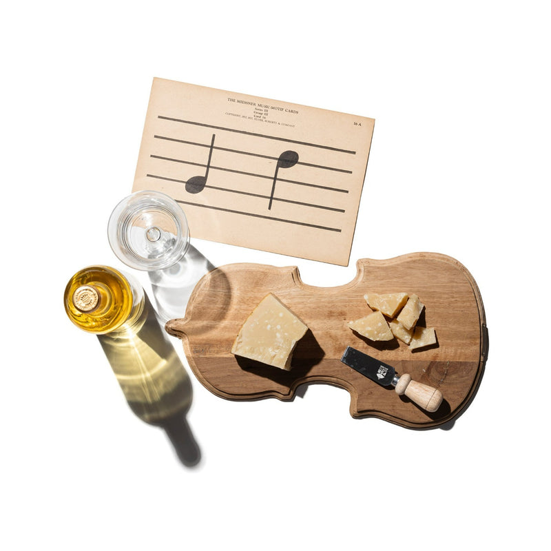 media image for Wood Violin Cutting Board By Puebco 303062 3 270