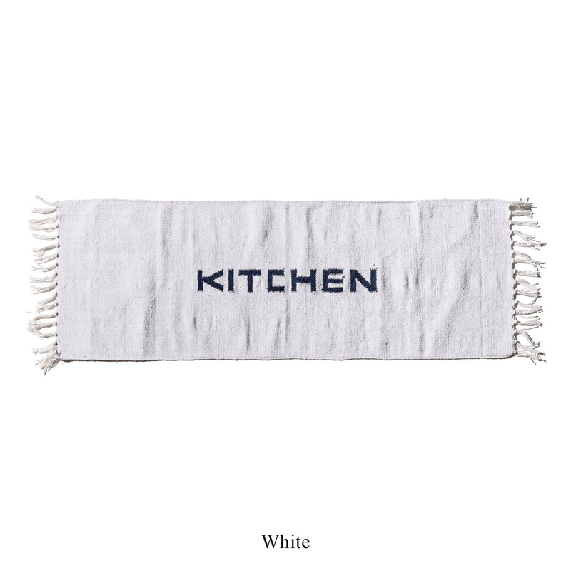 media image for Handloomed Recycle Yarn Kitchen Mat By Puebco 303130 3 274