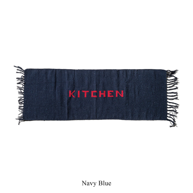 media image for Handloomed Recycle Yarn Kitchen Mat By Puebco 303130 5 243