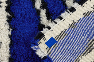 product image for monster ultramarine blue off white rug by hem 30490 3 66