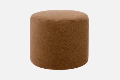 product image for bon brown round pouf by hem 30509 1 19